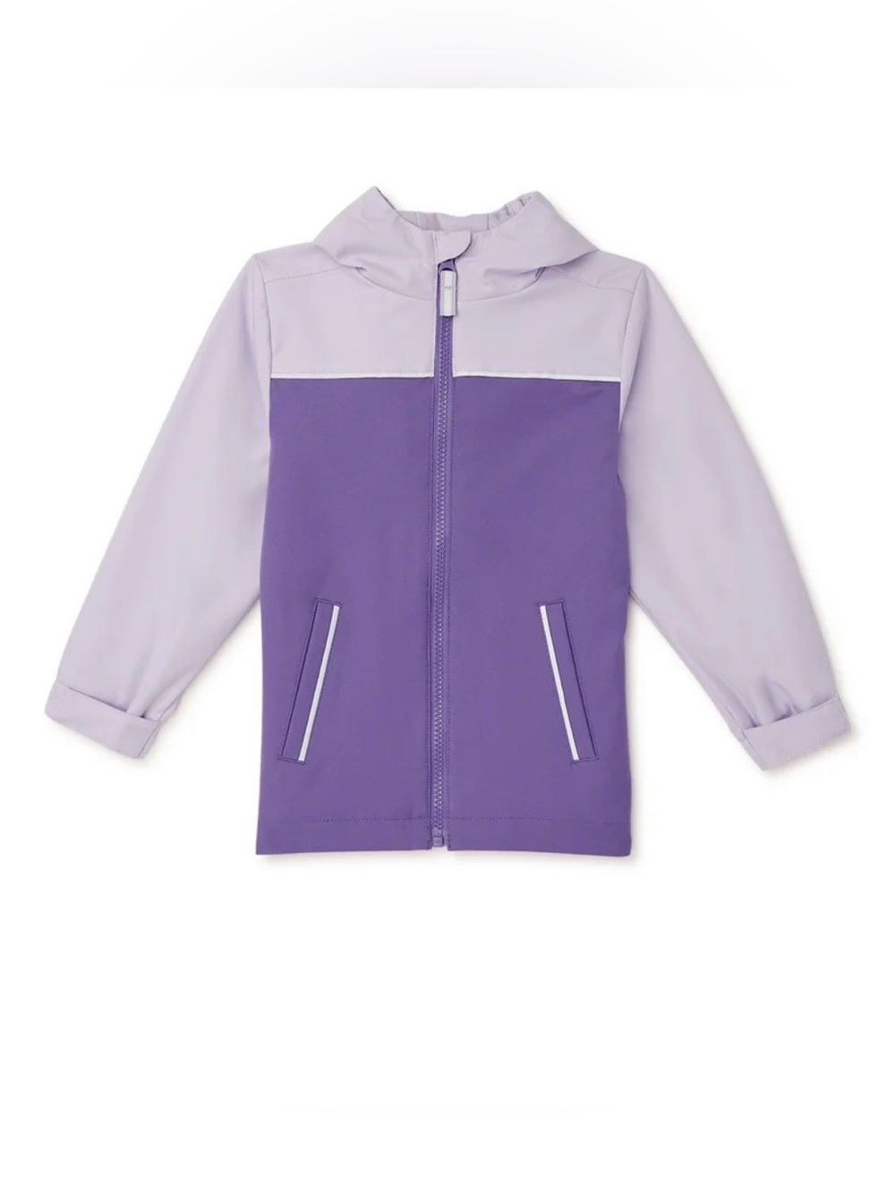 Swiss Tech Lavender and Violet Hooded Kids Swim Rashguard